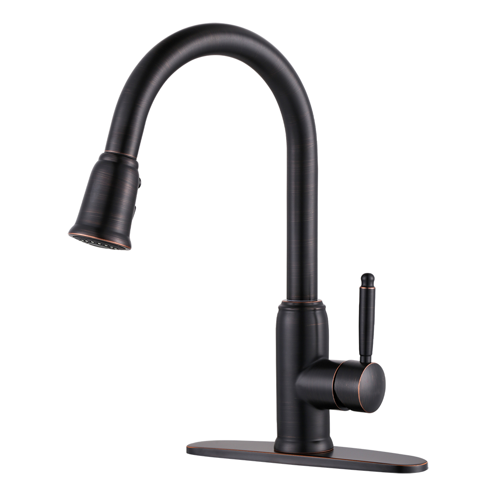 Kitchen Sink Faucet Stainless Steel Kitchen Faucet with Pull Down Sprayer