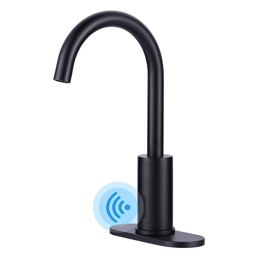 Hands Free Automatic Sensor Faucet with Hole Cover Plate,Control Box and Temperature Mixer