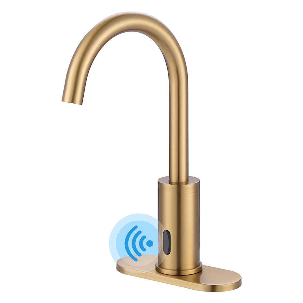 Automatic Basin Faucet Tall Waterfall Bathroom Sink Sense Faucet